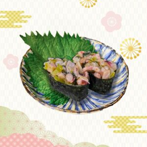 芥辣八爪魚壽司 (2件)