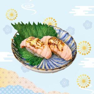 火炙三文魚壽司 (2件)