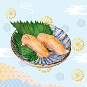 火炙三文魚腩壽司 (2件)