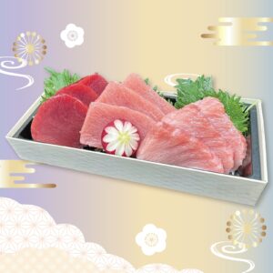 本鮪•三點盛刺身 (9件)