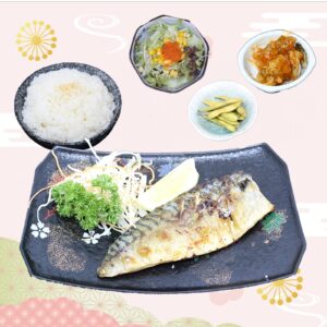 燒鯖魚飯定食