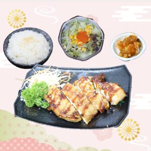 照燒雞扒定食