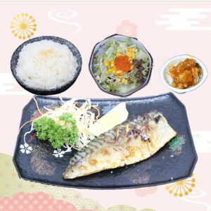 鹽燒鯖魚定食