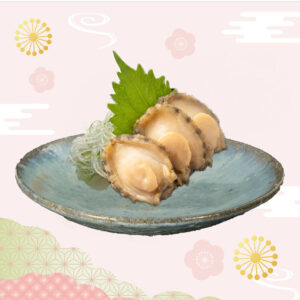 磯煮鮑魚刺身（3件）