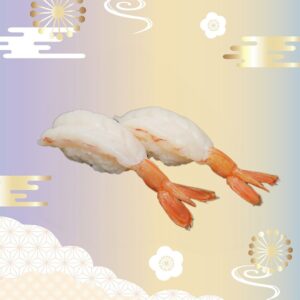 (細)赤蝦壽司  (2件)