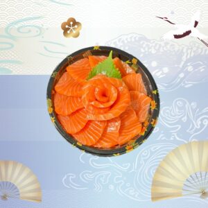 【十四週年優惠】B) 迷你三文魚刺身盛盒(15件)